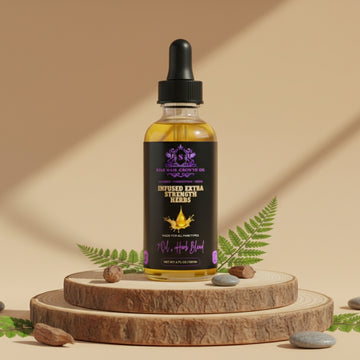 Star Hair Growth Oil-Infused Extra Strength Herbs/7 Oil+Herb Blend | 2oz